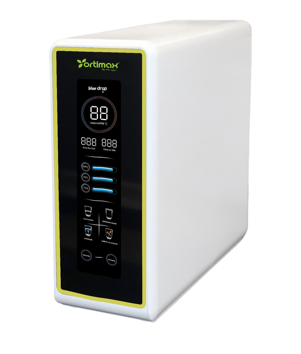 ORTİMAX BLUEDROP DİREK AKIŞ SU ARITMA CİHAZI